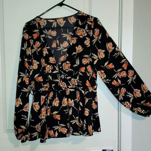 Shein Floral Top